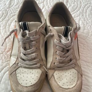 ShuShop Kids Sneakers in Cream and Orange